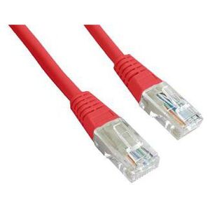 Gembird patch cord RJ45, kat. 5e, UTP, 0.5m, czerwony (PP12-0.5M/R)