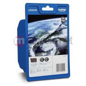 Tusz Brother tusz oryginalny LC-985BKBP2 Duo Pack
