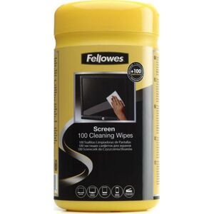 Fellowes Chusteczki nawilżane do czyszczenia ekranów 100 szt. (9970330)