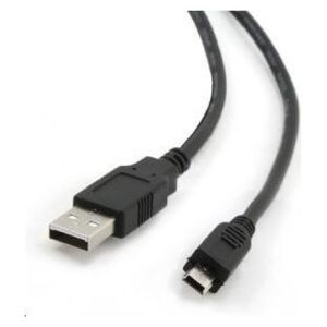 Kabel USB Gembird USB-A - miniUSB 1.8 m Czarny (CCPUSB2AM5P6)