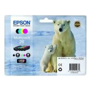 Tusz Epson zestaw tuszy T2616 (cyan, magenta, yellow, black)
