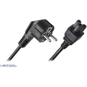 Kabel zasilający do laptopów koniczynka 1,8m KPO3800