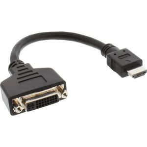 Adapter AV InLine HDMI - DVI-I czarny (17670I)
