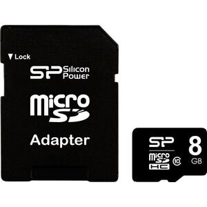 Karta Silicon Power MicroSDHC 8 GB Class 10  (SP008GBSTH010V10-SP)