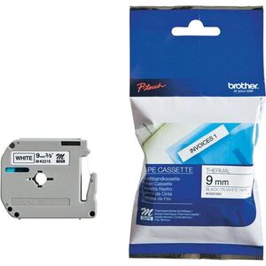 Brother Tapes MK221S 9mm white/black (MK221SBZ)