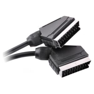 Kabel Scart - Scart 1.2m czarny (KPO2705-1,2)