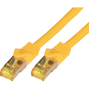 Mcab Patchcord, Cat7, S-FTP, PIMF, LSZH, 5m, żółty (3784)