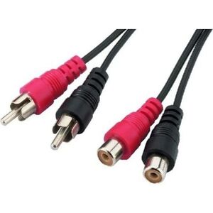 Kabel RCA (Cinch) x2 - RCA (Cinch) x2 3m czarny (KPO2661)