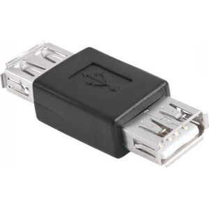 Adapter USB USB - USB Czarny  (ZLA0615)