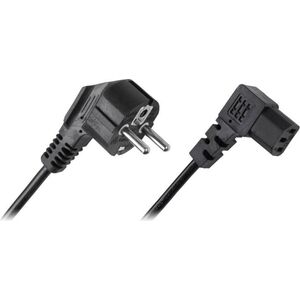 Kabel zasilający komputerowy wtyczka kątowa (KPO2772B)