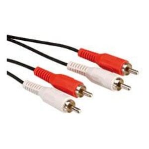 Kabel Value RCA (Cinch) x2 - RCA (Cinch) x2 5m czarny (11.99.4336)