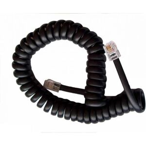 Kabel telefoniczny skręcany 2m Czarny (TEL0032A)