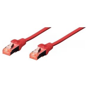 Digitus RJ45 S/FTP Cat6 0.50m Czerwony (DK-1644-005/R)