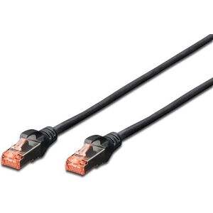 Digitus RJ45 S/FTP Cat6 0.25m Czarny (DK-1644-0025/BL)