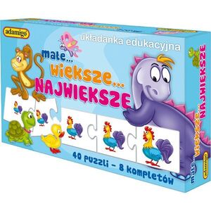 Adamigo Układanka Małe Większe Największe - 6496