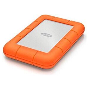 Dysk zewnętrzny HDD LaCie Rugged Mini 4TB Srebrno-pomarańczowy (LAC9000633)