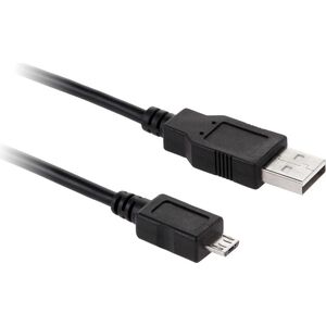 Kabel USB Cabletech USB-A - microUSB Czarny (KPO3874-1)