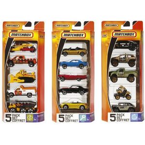 Mattel MATCHBOX PIĘCIOPAK