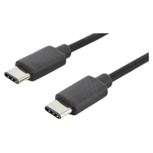 Kabel USB Digitus USB-C - USB-C 1 m Czarny (AK-300138-010-S)