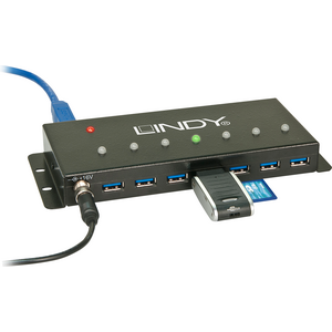HUB USB Lindy 7x USB-A 3.0 (43128)