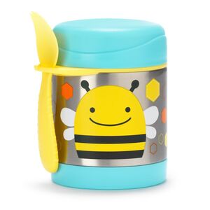 Skip Hop Termos dla dzieci Zoo Pszczoła 0.325 l Srebrno-niebieski