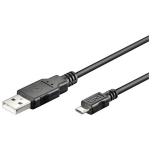 Kabel USB PremiumCord USB-A - microUSB 0.6 m Czarny (296010320961)