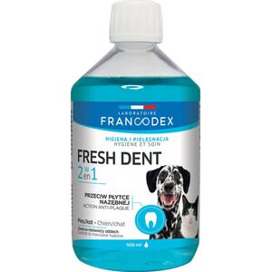 Francodex PL Fresh dent - płyn do higieny jamy ustnej dla psów i kotów 500 ml