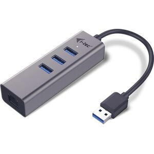 HUB USB I-TEC 1x RJ-45  + 3x USB-A 3.0 (U3METALG3HUB)