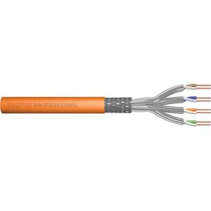 Digitus Kabel instalacyjny S-FTP, PIMF, CAT7, 4x2xAWG23/1, 100 Ohm, LSOH, 100m, pomarańczowy (DK-1743-VH-1)