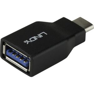 Adapter USB Lindy USB-C - USB Czarny  (41899)