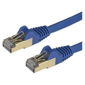 StarTech Patchcord CAT6A, STP, 0.5m, niebieski (6ASPAT50CMBL)