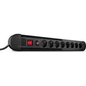Listwa zasilająca Lindy 8 gniazd 1.4 m czarna (73104)