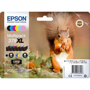 Tusz Epson Tusz C13T37984010 (Black, Cyan, Light Cyan, Magenta, Light magenta, Yellow)