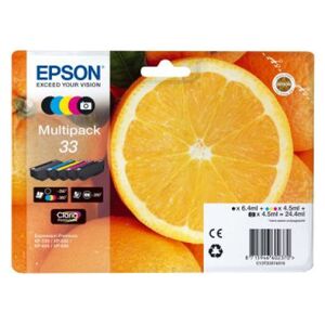 Tusz Epson Oryginalny zestaw tuszy 33 Multipack, CMYK (C13T33374011)