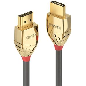 Kabel Lindy HDMI - HDMI 15m złoty (37867)