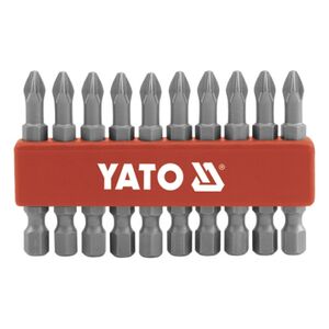 Yato Końcówki wkrętakowe krzyżowe Ph2x50mm S2 1/4 10szt. YT-0478
