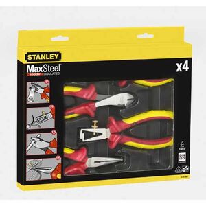 Stanley Szczypce MaxSteel VDE, Zestaw 4szt. (84-489)