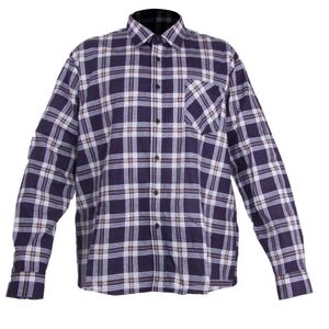Lahti Pro Koszula flanelowa w kratę granatowa rozmiar XXL LPKF22XL