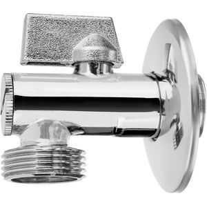 Invena Zawór kątowy z ﬁltrem 1/2"x3/4"  (ZW-12-W20)