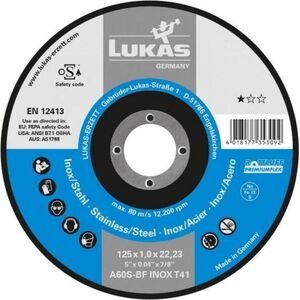 Rottluff TARCZA PŁASKA T1A 230*1.9*22 A46T-BF INOX PREMIUMFLEX [jm.SZT] - T1A 230 18IR