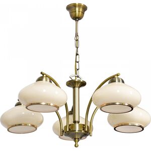 Lampa wisząca Activejet Lampa sufitowa Activejet AJE-RITA 5P E27 5x40W Patyna
