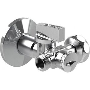 Arco Zawór kątowy Dual z ﬁltrem bez nakrętki antykamienny 1/2"x3/8"x3/4"  (DUAL29)