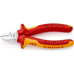 Knipex Szczypce tnące boczne 140mm izolowane (70 06 140)