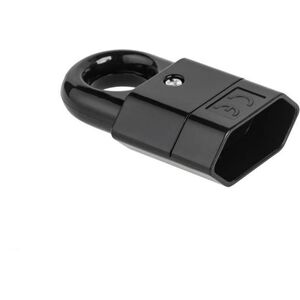 Elgotech Gniazdo przenośne z uchwytem b/u Euro 2,5A 250V czarne GP2C-2
