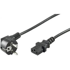 Kabel zasilający Goobay Przewód zasilający Schuko type F CEE 7/7 IEC C13 5m czarny (51320)