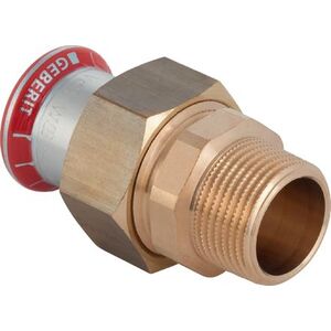 Geberit Śrubunek Mapress C-Stahl przejściowy GZ 18mm x 1/2" (25332)