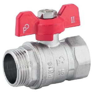 Perfexim Zawór kulowy wodny WZ DN15 motylek 1041 G1/2 (00-222-0150-010)