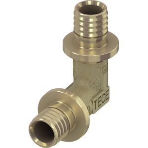 Tece Kolano mosiężne 90° 16mm (767016)