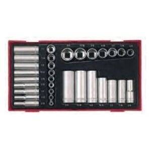 Teng Tools Zestaw kluczy nasadowych 1/4" 3/8" 32szt. (68610104)
