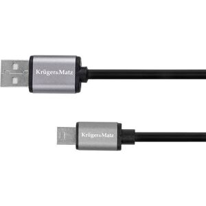 Kabel USB LechPol USB-A - miniUSB 1 m Czarny (KM1241)